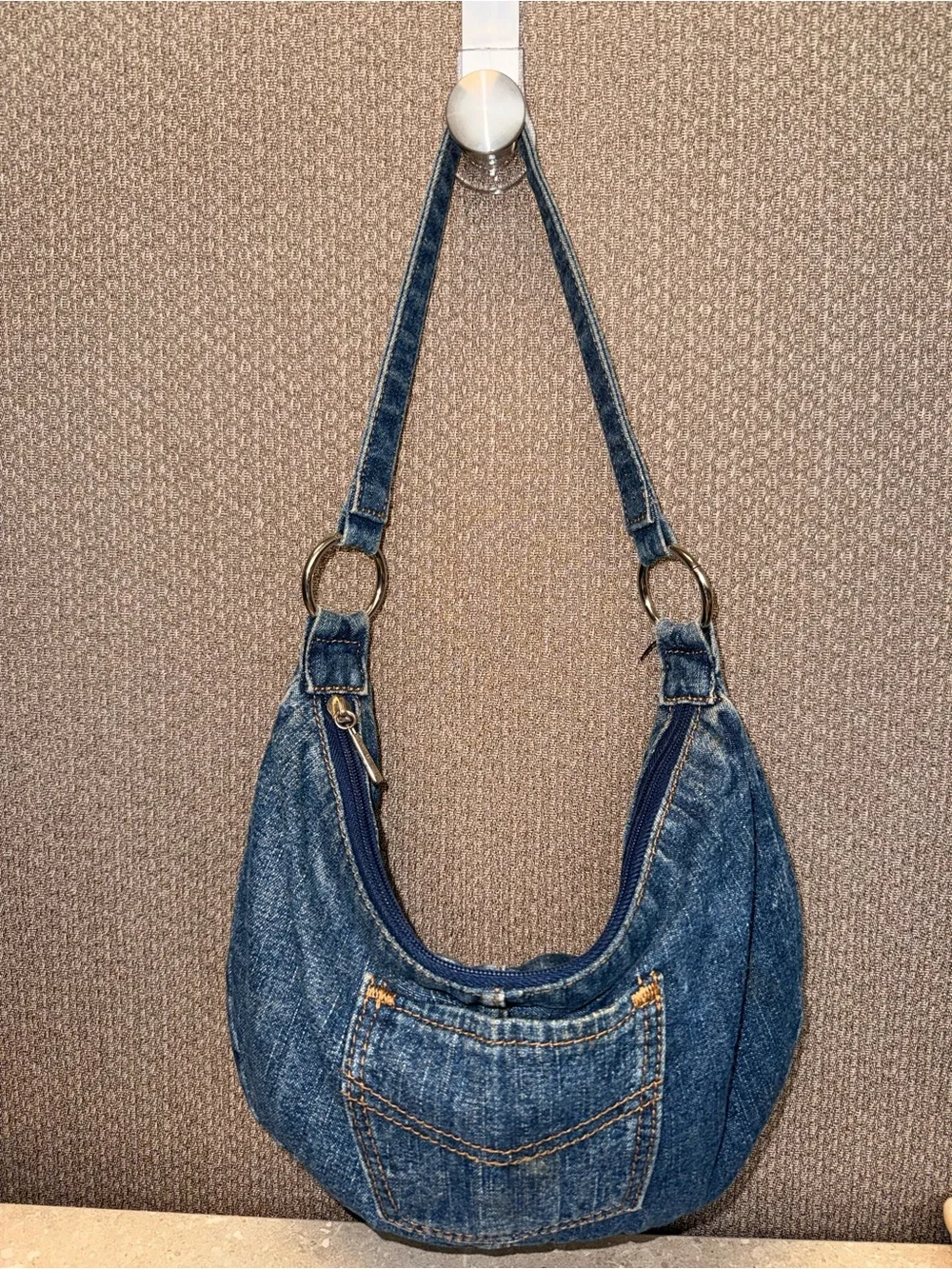 Limited Too Denim Hobo Shoulder Bag in Blue